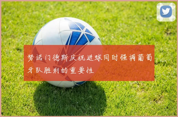 努诺门德斯庆祝进球同时强调葡萄牙队胜利的重要性